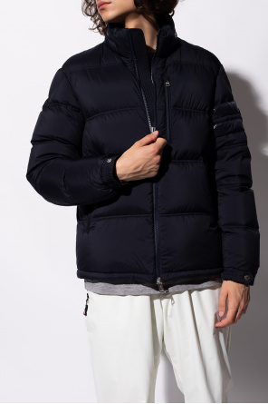 ERL Leather Jackets - IetpShops GB - 'Delaume' quilted jacket Moncler